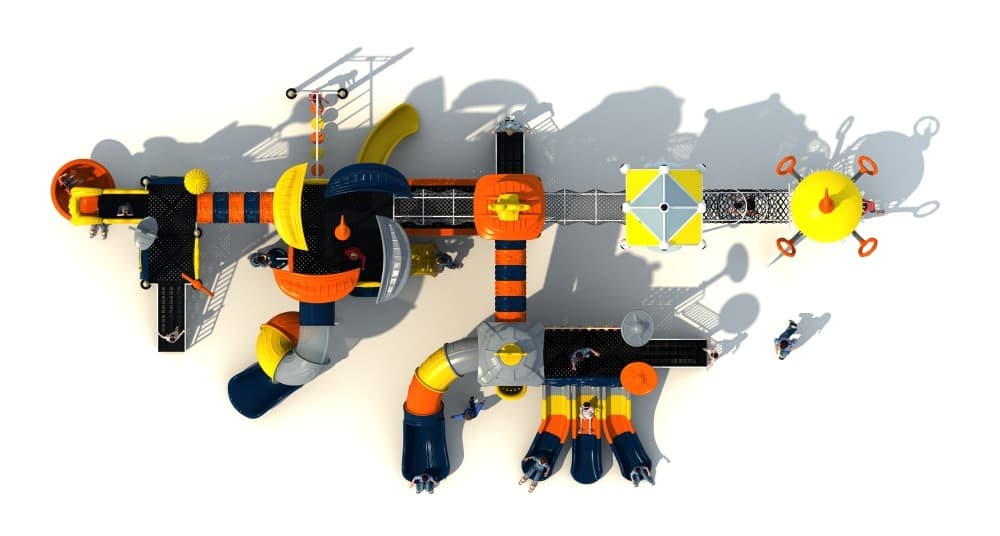 赛事系列组合滑梯HD-HSS002