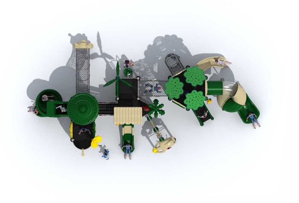  森林乐园 HD-HSL022-儿童滑梯、滑梯组合